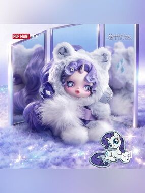 Skullpanda x My Little Pony- Rarity 💎🤍💜